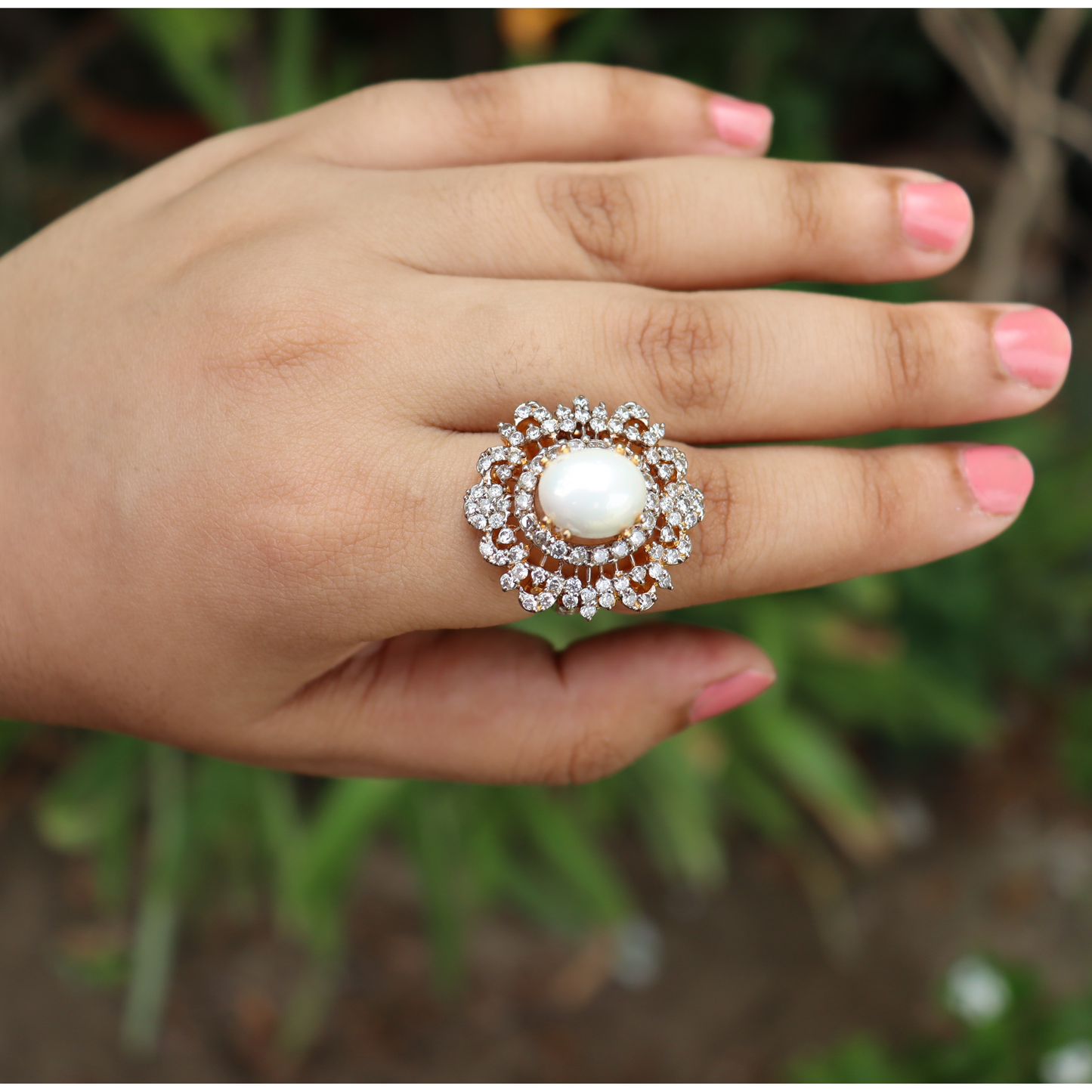 Mother of Pearl | Gold and Rhodium Plated