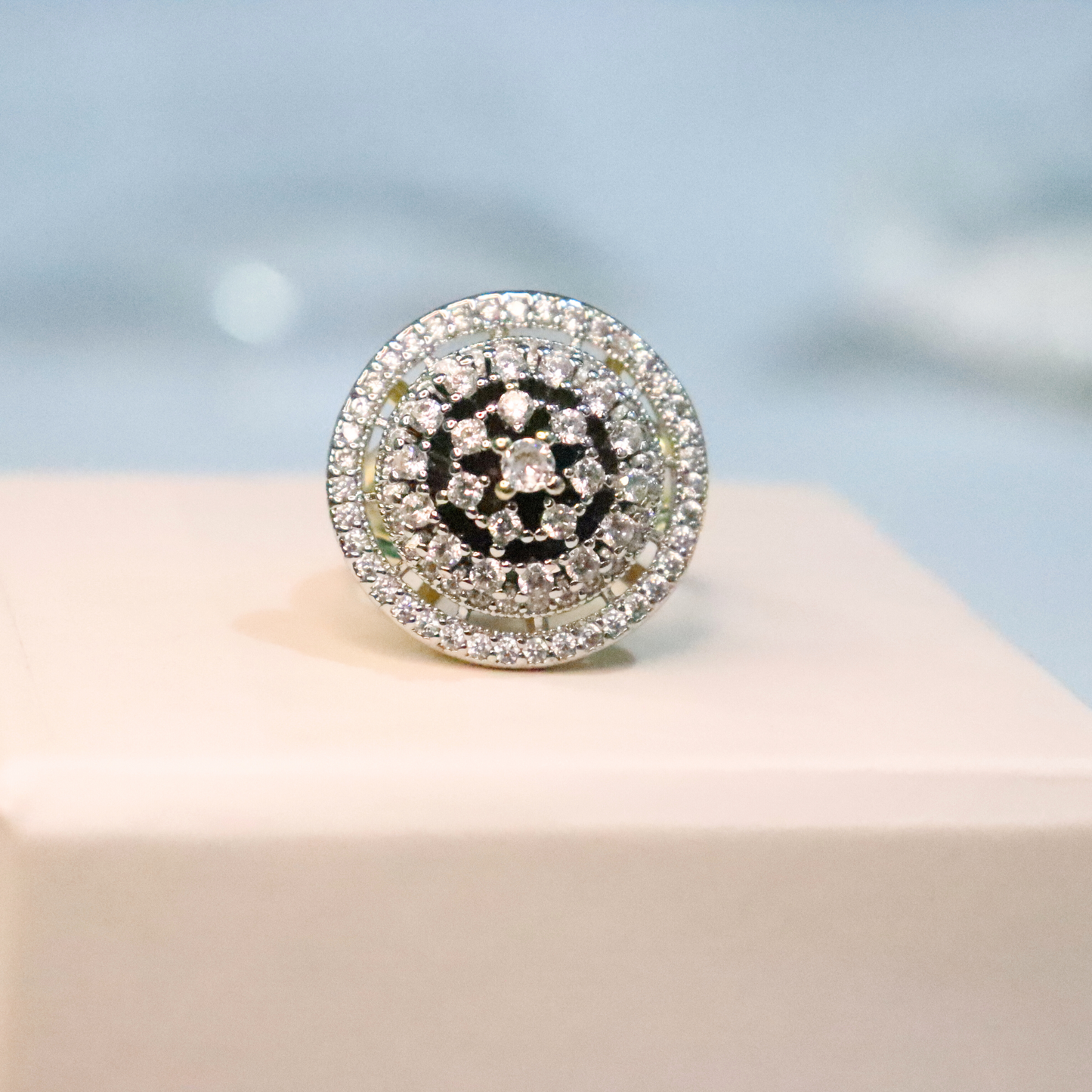 Ganga Jamna | Gold and Rhodium Plated