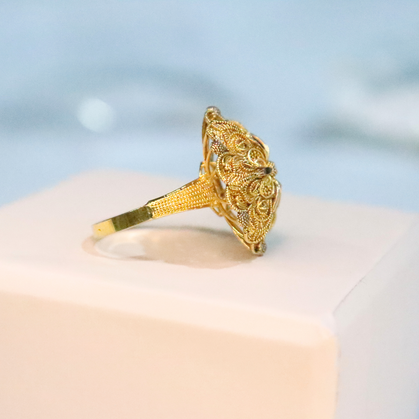 Sunlit Petal | Gold-Plated