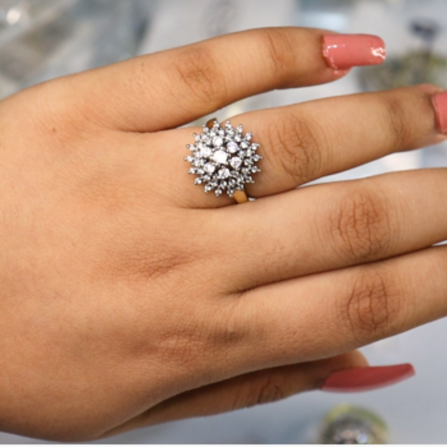 Celestial Spark | Gold and Rhodium Plated