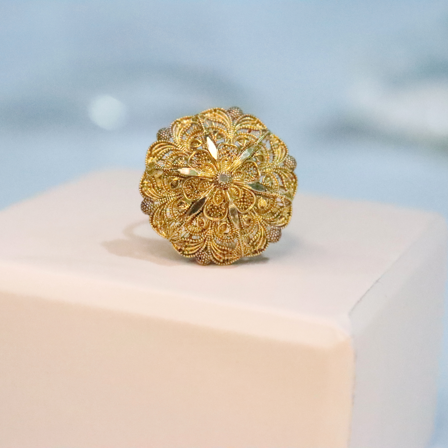 Sunlit Petal | Gold-Plated